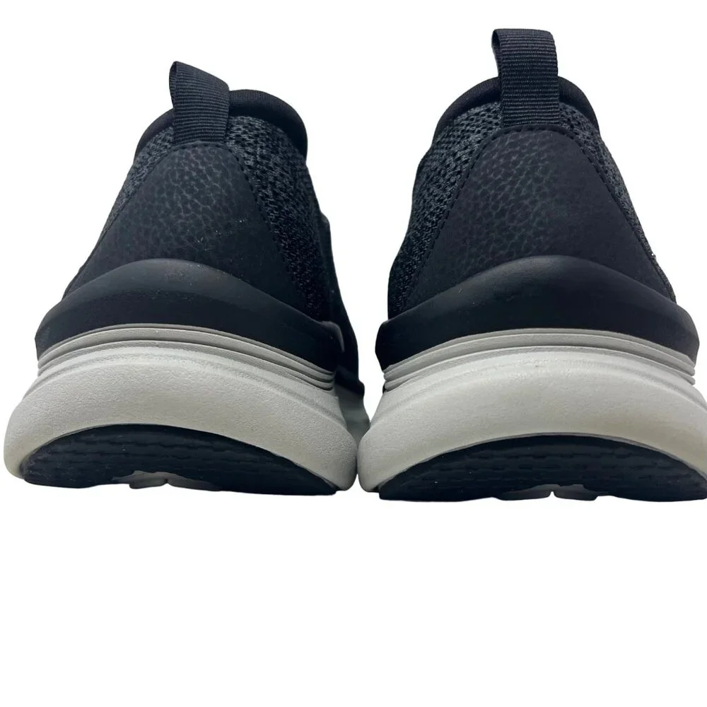 Skechers D'Lux Mens Mesh Gray Extra Wide Sneaker 232163WW Slip On‎ Size 9.5WW